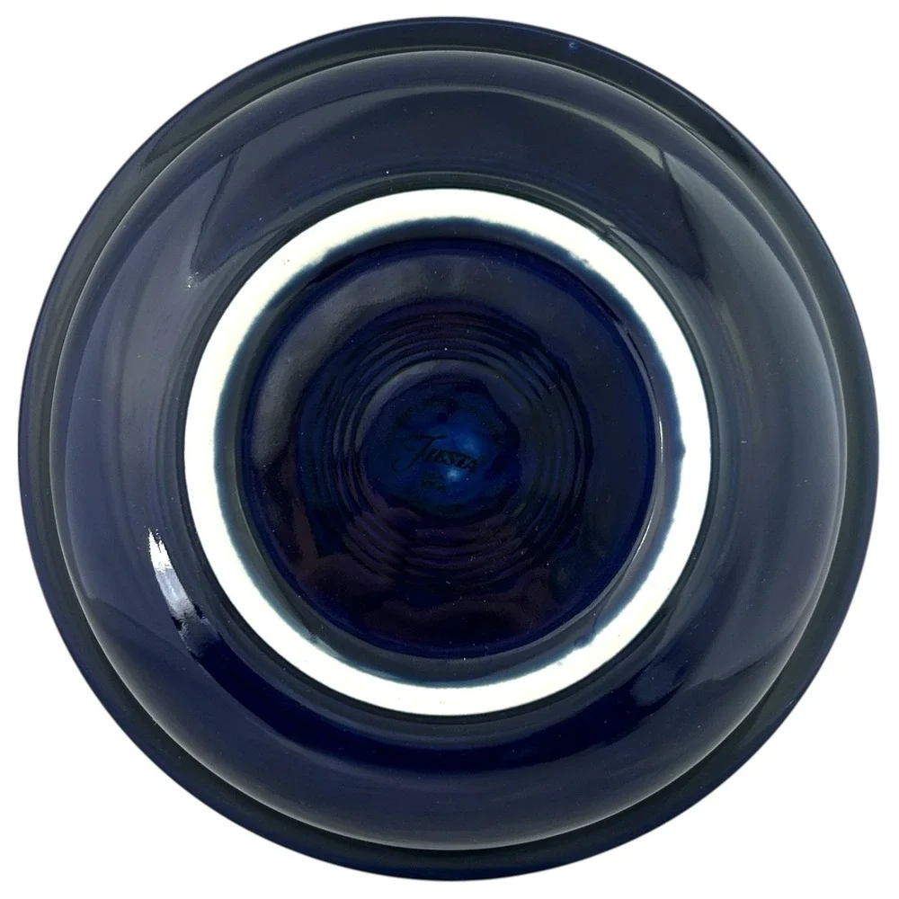 Fiesta Large Classic Bowl 8.25 Cobalt Blue Straight Sides 40 OZ Excellent